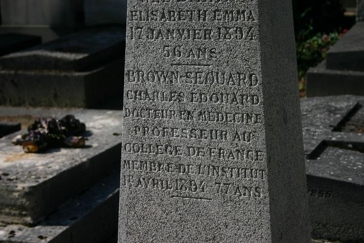 Charles-Édouard Brown-Séquard CharlesEdouard BrownSquards tomb Himetop