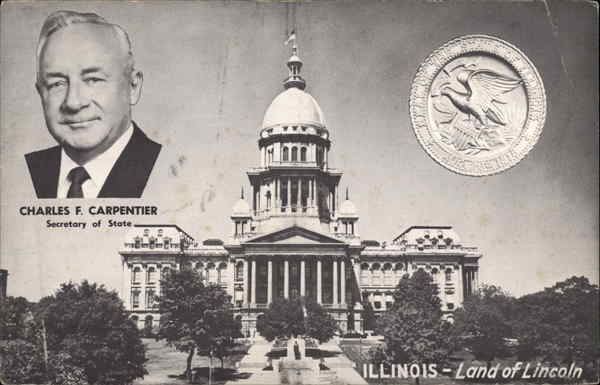 Charles F. Carpentier Charles F Carpentier Secretary of State Other Illinois Cities