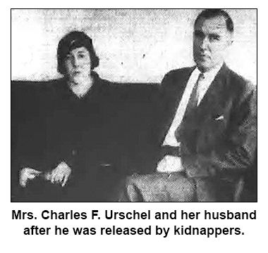 Charles F. Urschel CHARLES F URSCHEL