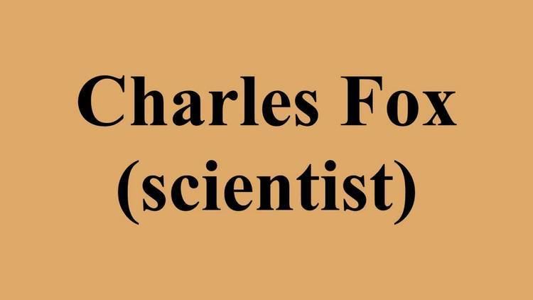 Charles Fox (scientist) Charles Fox scientist YouTube