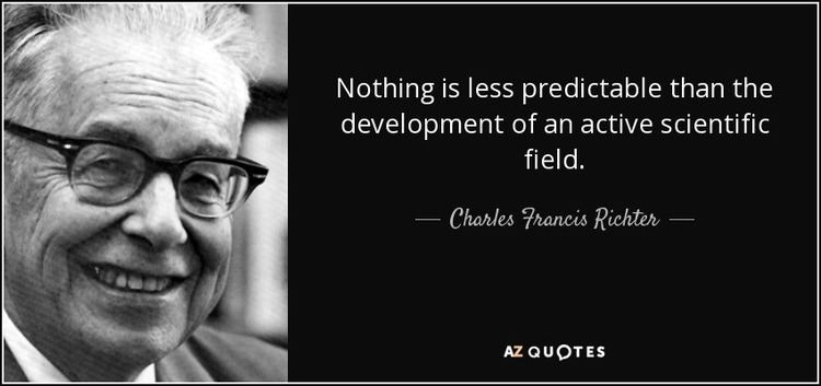 Charles Francis Richter TOP 25 QUOTES BY CHARLES FRANCIS RICHTER AZ Quotes