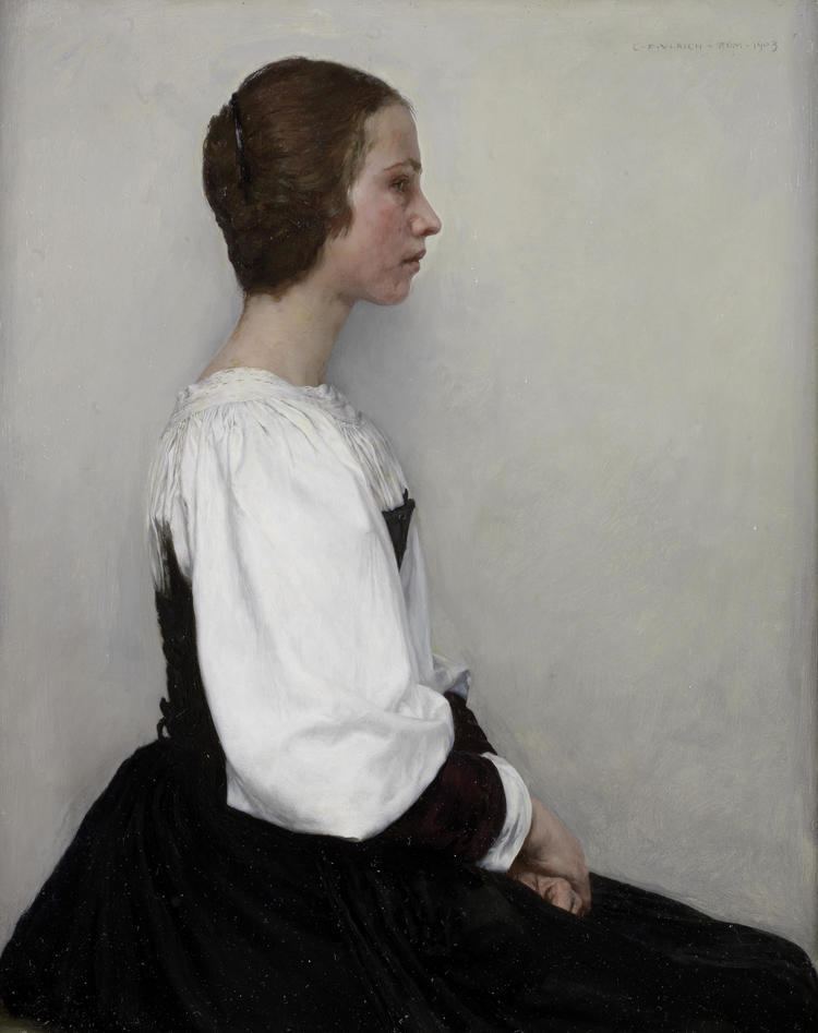 Charles Frederic Ulrich FileCharles Frederic Ulrich Portrait of a young lady 1903jpg