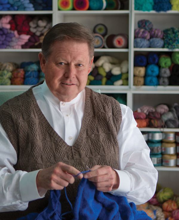 Charles Gandy Design star turned Master Knitter Charles Gandy creates fantastical