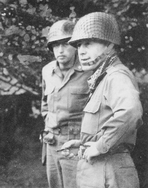 Charles H. Gerhardt MajorGeneral Charles H Gerhardt right SaintL july 1944