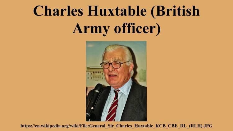 Charles Huxtable (British Army officer) Charles Huxtable British Army officer YouTube