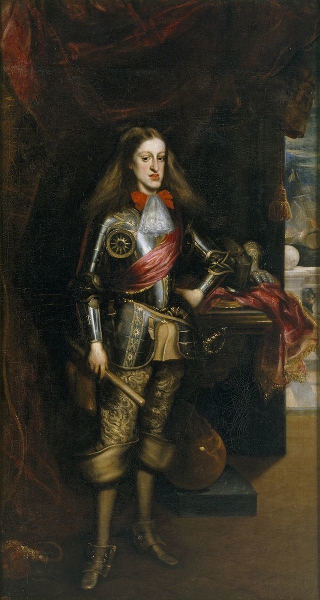 Charles II in armor