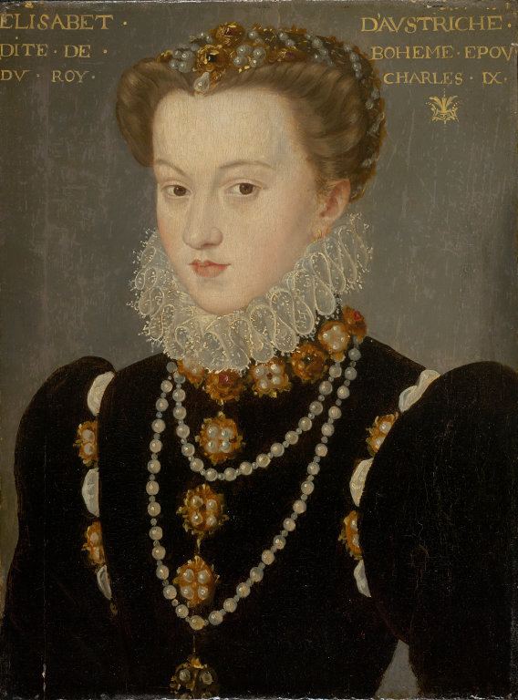Charles IX of France Portrait of Elizabeth of Austria Wife of King Charles IX