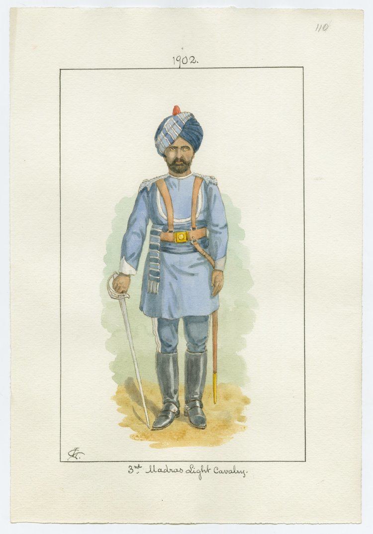 Charles James Lyall 3rd Madras Light Cavalry Sowar 1902 By Charles James Lyall