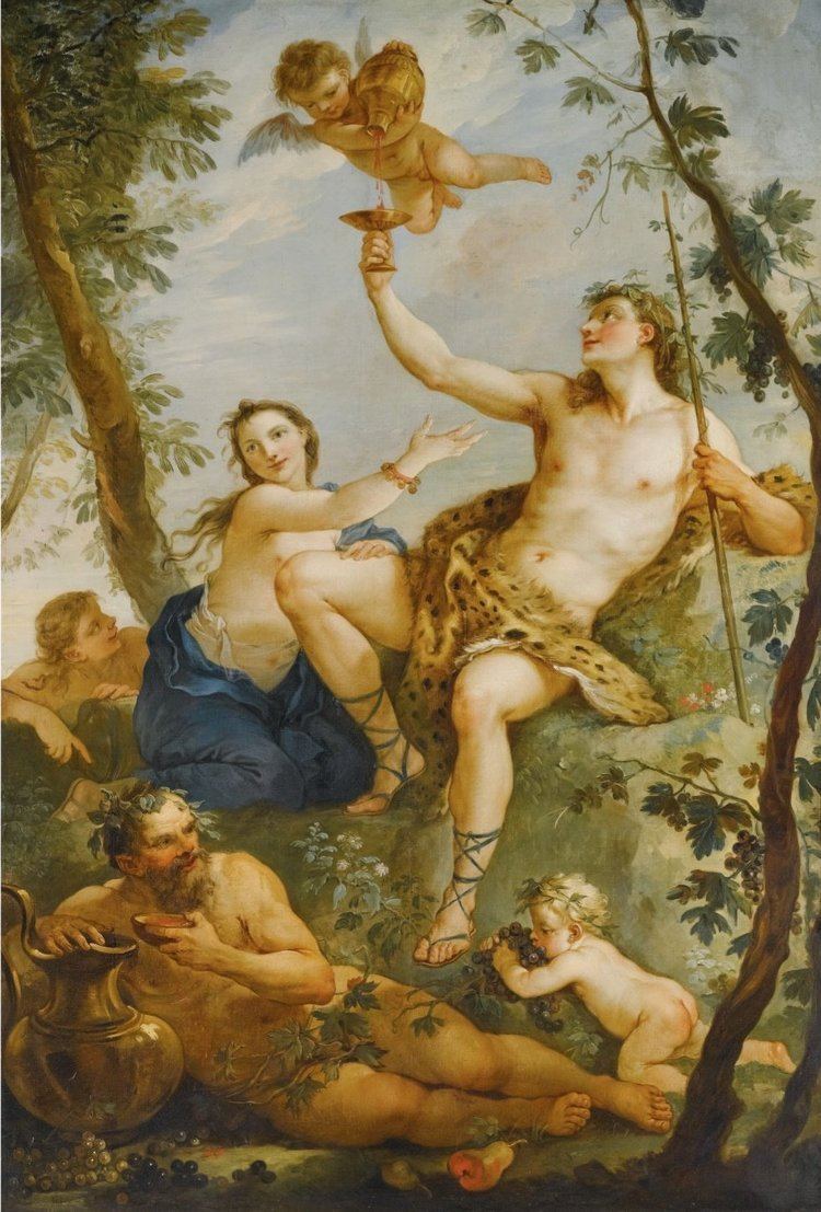 Charles-Joseph Natoire FileThe Triumph of Bacchus oil on canvas 1736 Charles