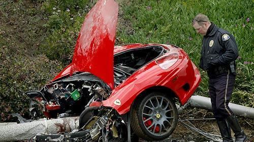 Charles Lewis, Jr. Crash of speeding Ferrari kills mixed martial arts figure