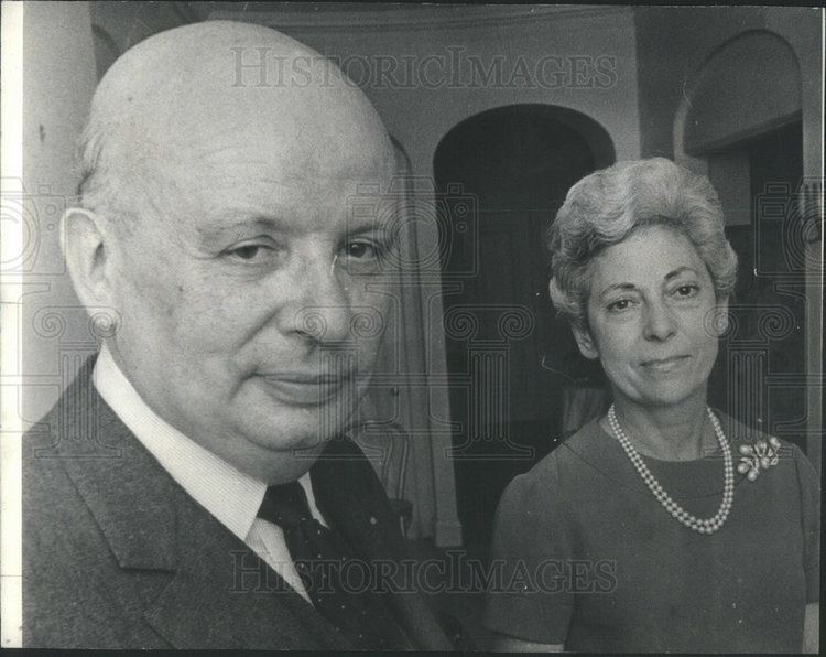 Charles Lucet 1970 Press Photo Charles Lucet Mrs Lucet Historic Images