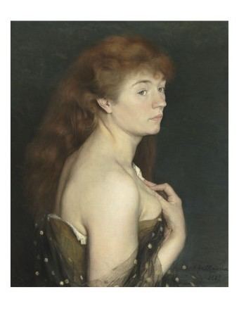 Charles Maurin Charles Maurin Portrait de jeune femme rousse I loved this piece