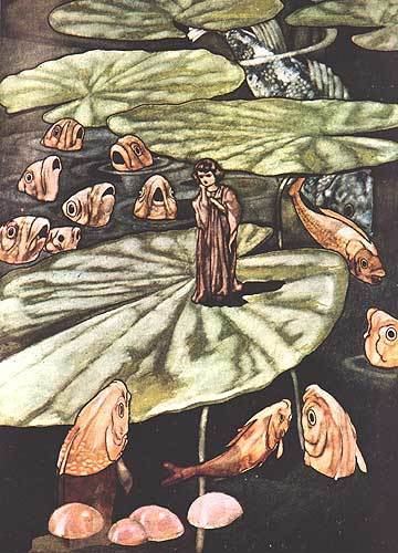 Charles Robinson (illustrator) SurLaLune Fairy Tales Illustrations of Thumbelina