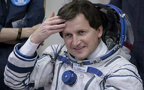 Charles Simonyi Space tourist Charles Simonyi blasts off to space aboard