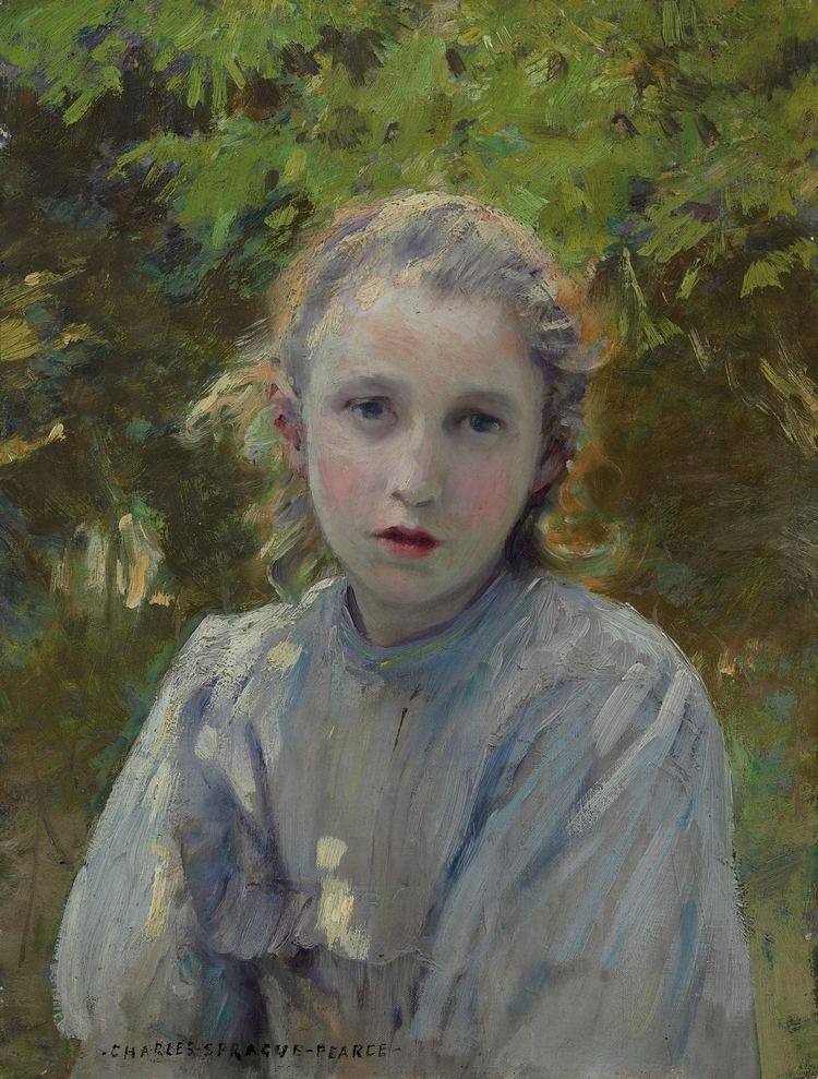 Charles Sprague Pearce FileCharles Sprague Pearce Portrait of a Young Girljpg