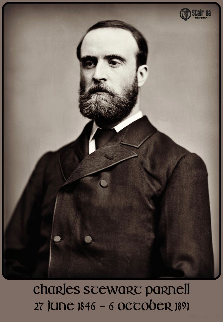 Charles Stewart Parnell 1891 Death of Charles Stewart Parnell champion of tenants rights