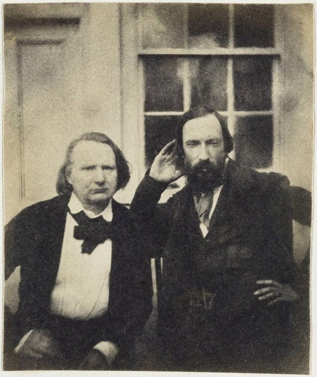 Charles Vacquerie Victor Hugo et Auguste Vacquerie devant une fentre de Hugo Charles