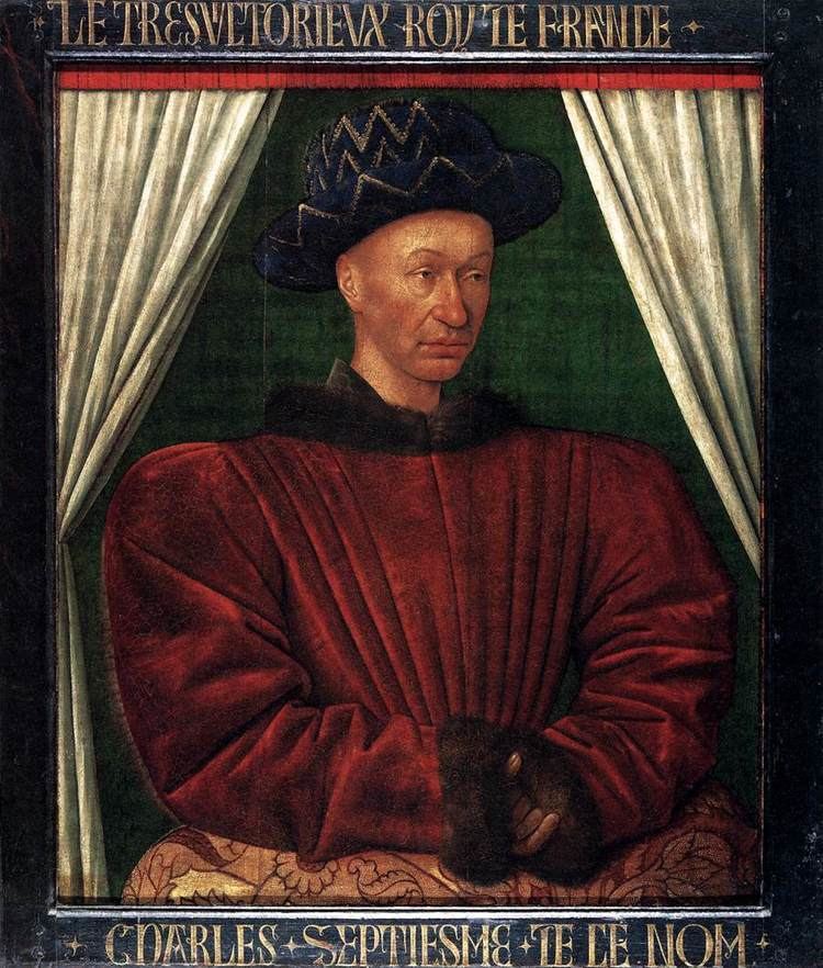 Charles VII of France Portrait of Charles VII King of France Jean Fouquet