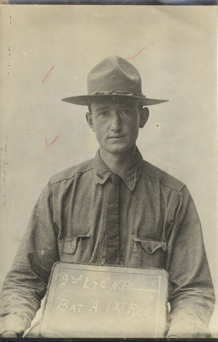 Charles W. Plummer Photograph of 2nd Lt Charles W Plummer 101st