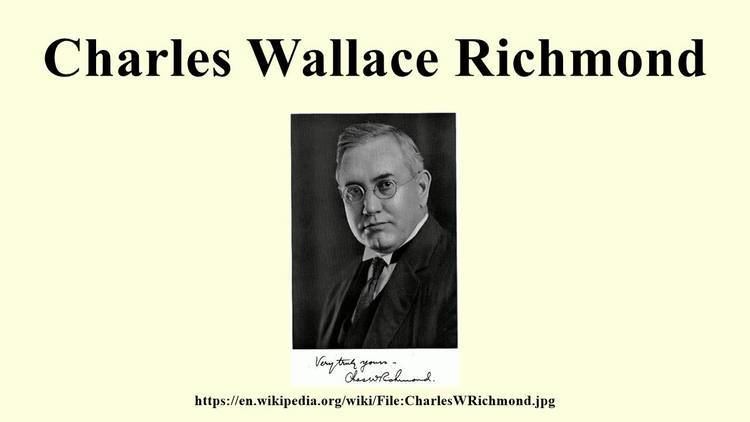 Charles Wallace Richmond Charles Wallace Richmond YouTube