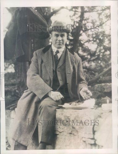 Charles Wesley Flint 1922 Syracuse University Chancellor Charles Wesley Flint Press Photo