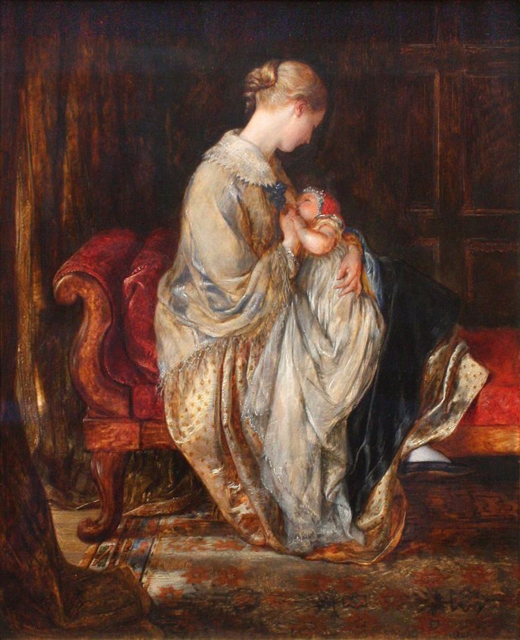 Charles West Cope FileBLW 39The Young Mother39 by Charles West Cope 1845jpg