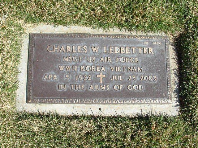 Charles William Ledbetter MSGT Charles William Ledbetter 1922 2003 Find A Grave Memorial