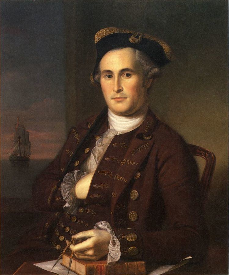 Charles Willson Peale Mordecai Gist painting Charles Willson Peale Oil