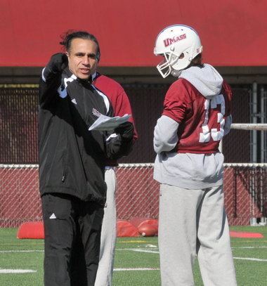 Charley Molnar UMass football coach Charley Molnar discusses challenges