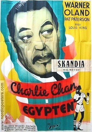 Charlie Chan in Egypt Charlie Chan in Egypt poster 1935 Warner Oland original