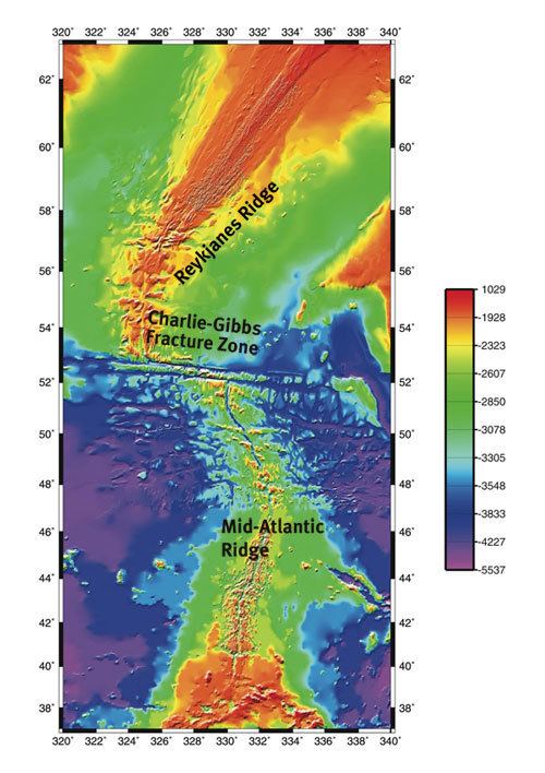 Charlie-Gibbs Fracture Zone Mid Ocean Ridges across the planet CHARLIEGIBBS MARINE PROTECTED AREA