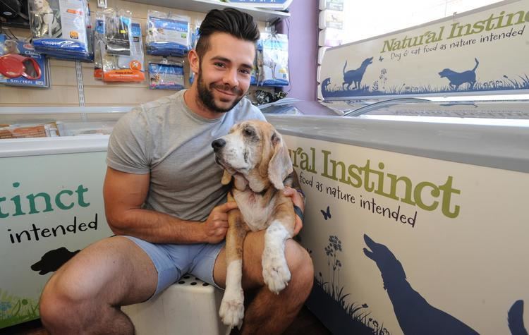 Charlie King (footballer) TOWIEs Charlie King visits Bubbles Pet Care in Leigh Broadway From