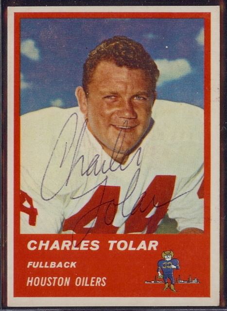 Charlie Tolar Houston Oilers The Early Years Archives Tales from the AFL