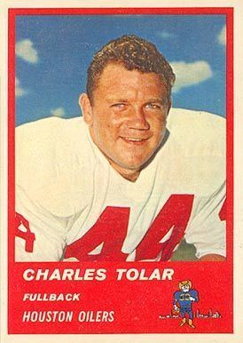 Charlie Tolar 1963 Fleer Charlie Tolar 34 Football Card Value Price Guide