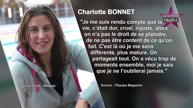 Charlotte Bonnet Camille Muffat L39hommage poignant de Charlotte Bonnet