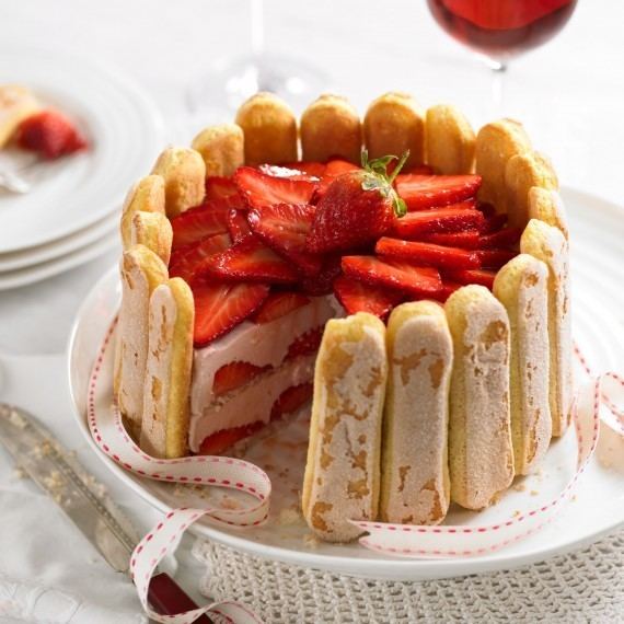 Charlotte (cake) Strawberry Charlotte Woman And Home