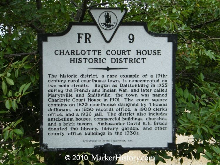 Charlotte Court House, Virginia wwwmarkerhistorycomImagesLow20Res20A20Shots
