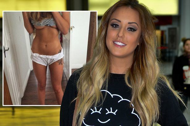 Charlotte Crosby Charlotte Crosby works up a sweat on Boxing Day morning