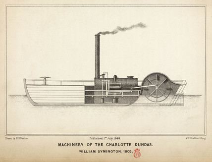 Charlotte Dundas Machinery of the 39Charlotte Dundas39 1803 by Cheffins C F at