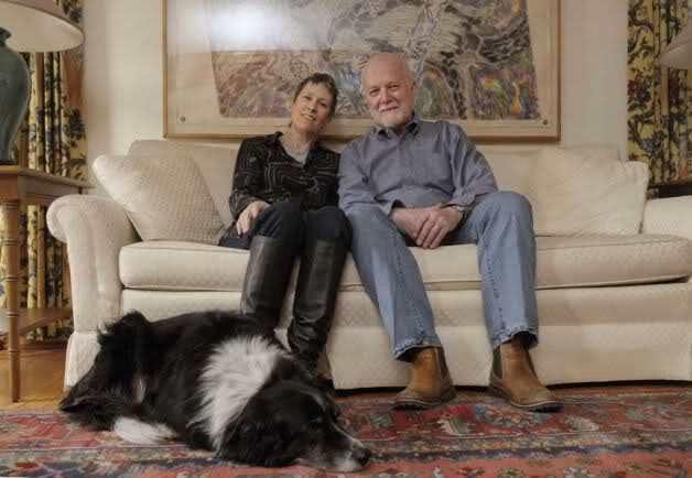 Chase Twichell writersandtheirdogs Chase Twichell and Russell Banks