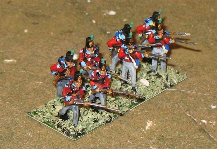 Chasseurs Britanniques Wargaming with Napoleonic Miniatures