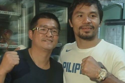 Chatchai Sasakul Pacquiao gets surprise visit from an old foe ABSCBN News