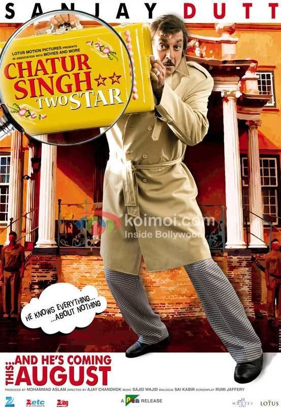 Sanjay Dutt Chatur Singh Two Star Posters Koimoi