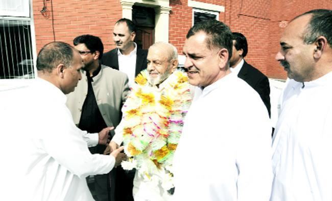 Chaudhry Khadim Hussain Veteran Pakistani politician Chaudhry Khadim Hussain welcomed to