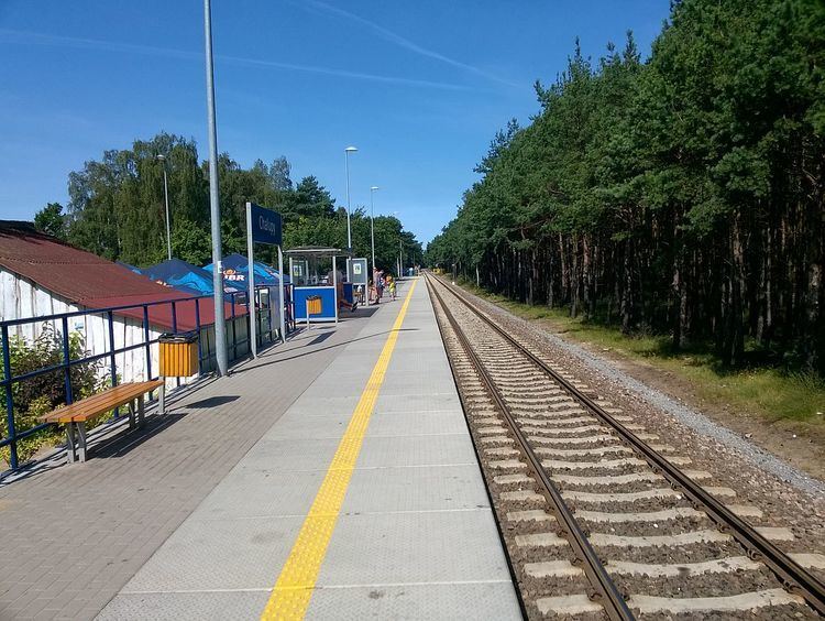 Chałupy railway station