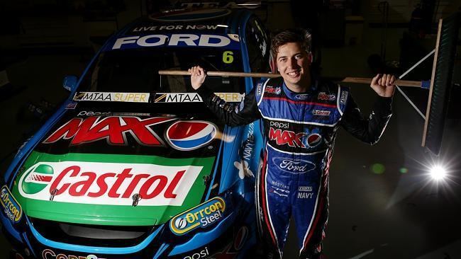 Chaz Mostert Twotime V8 Supercars race winner Chaz Mostert celebrated