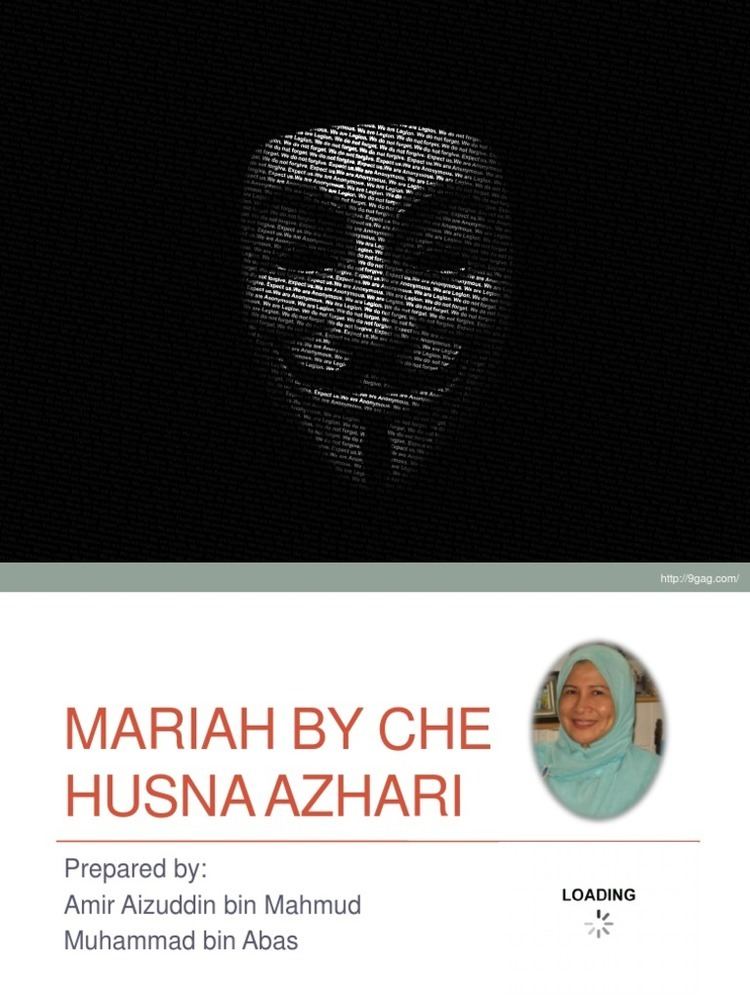 Che Husna Azhari Mariah by Che Husna Azhari Religion And Belief