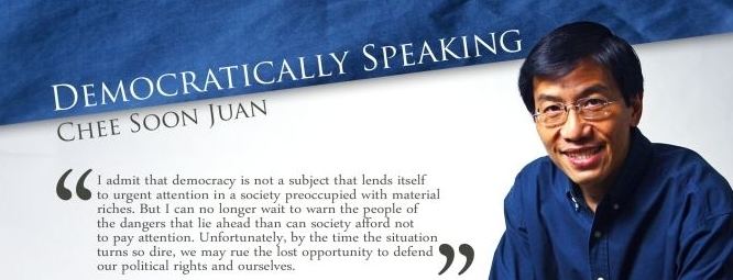 Chee Soon Juan Book Review Democratically Speaking Singapore Politics Blog
