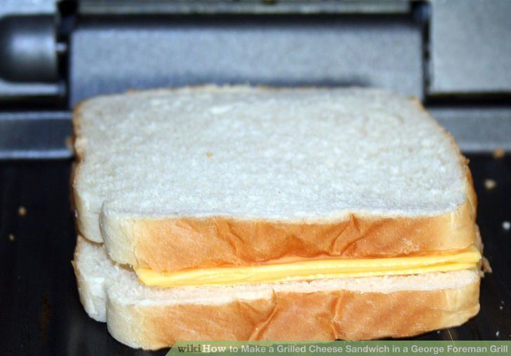 Cheese sandwich How to Make a Grilled Cheese Sandwich in a George Foreman Grill