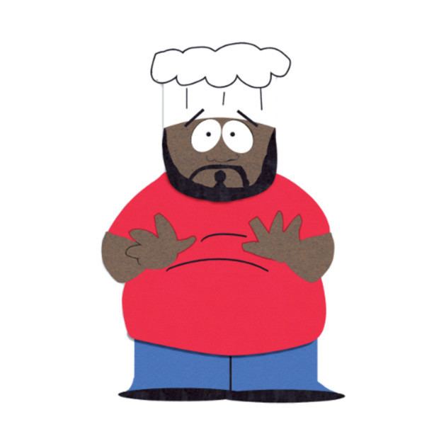 Chef (South Park) South Park Chef Adult TShirt TeePublic